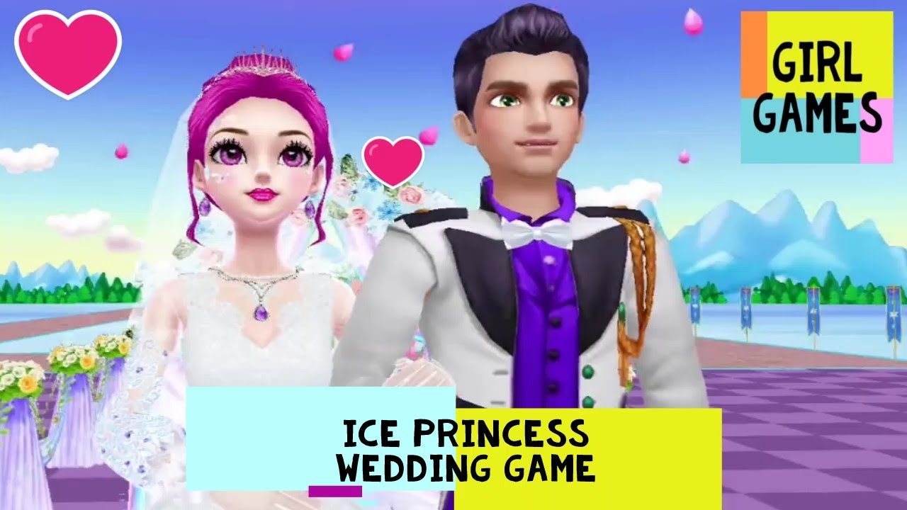 Ice Princess Wedding Game - Princess Makeover, Dress Up, Wedding Cake Design Game - Girl Games