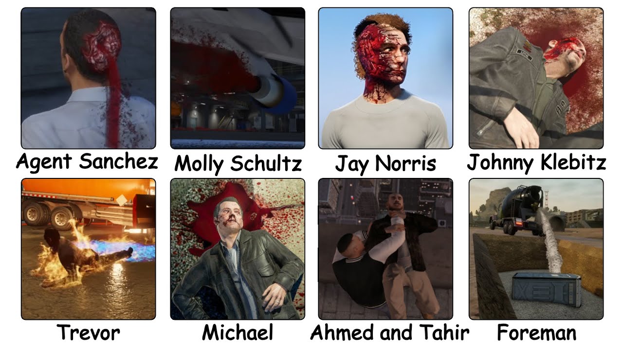 Every BRUTAL DEATHS in GTA Games Explained