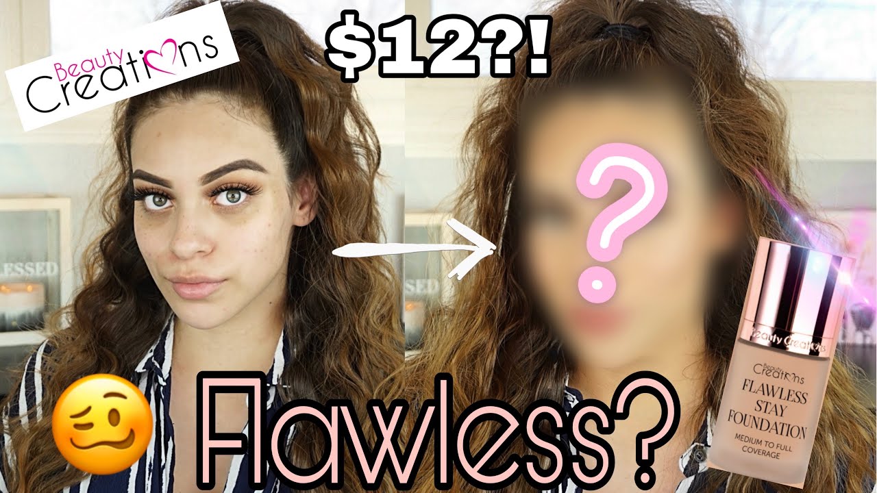 NEW! BEAUTY CREATIONS FLAWLESS STAY FOUNDATION | Review & Demo | ILIANASVANITY