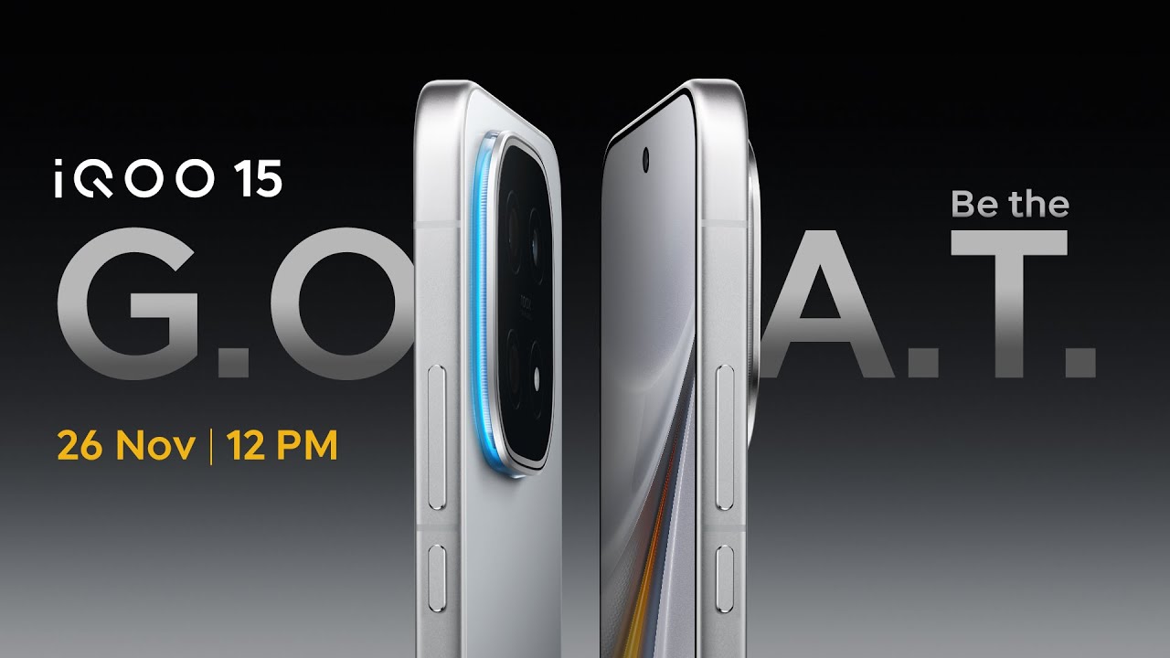 Introducing #iQOO15 | Be the G.O.A.T