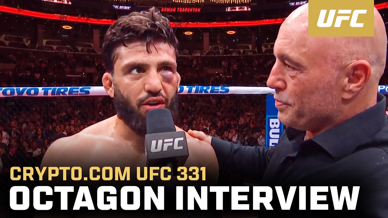 Интервью с Арманом Царукяном в октагоне | UFC 331