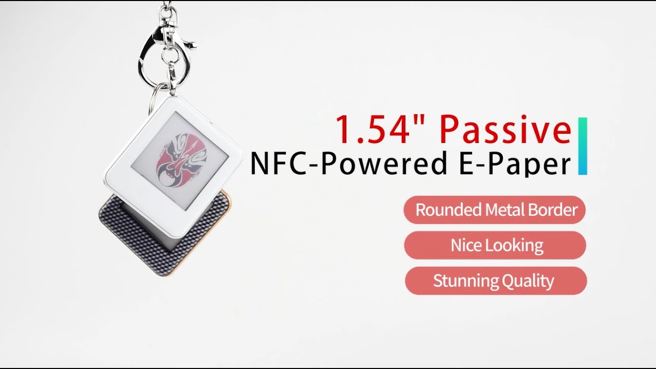 Waveshare Pocket NFC e-Paper -- 1.54inch NFC-Powered e-Paper