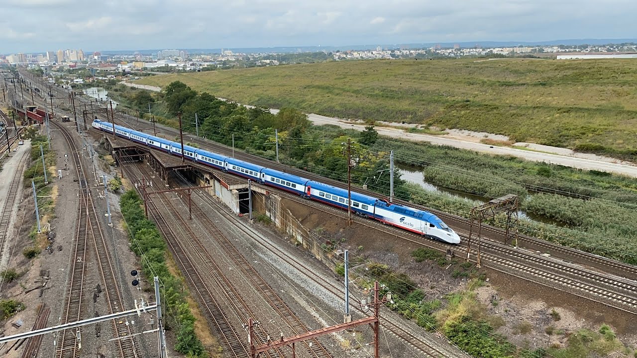 Amtrak Alstom Avelia Liberty (NextGen Acela) Daylight Testing in Rhode Island (October 2020)