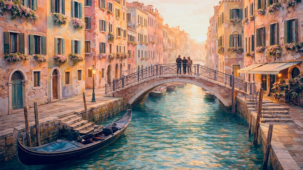 Venice, Italy 🇮🇹 | No Tourists, Only Locals &ndash; Relaxing Walking Tour (Part 1) Ambient Sound
