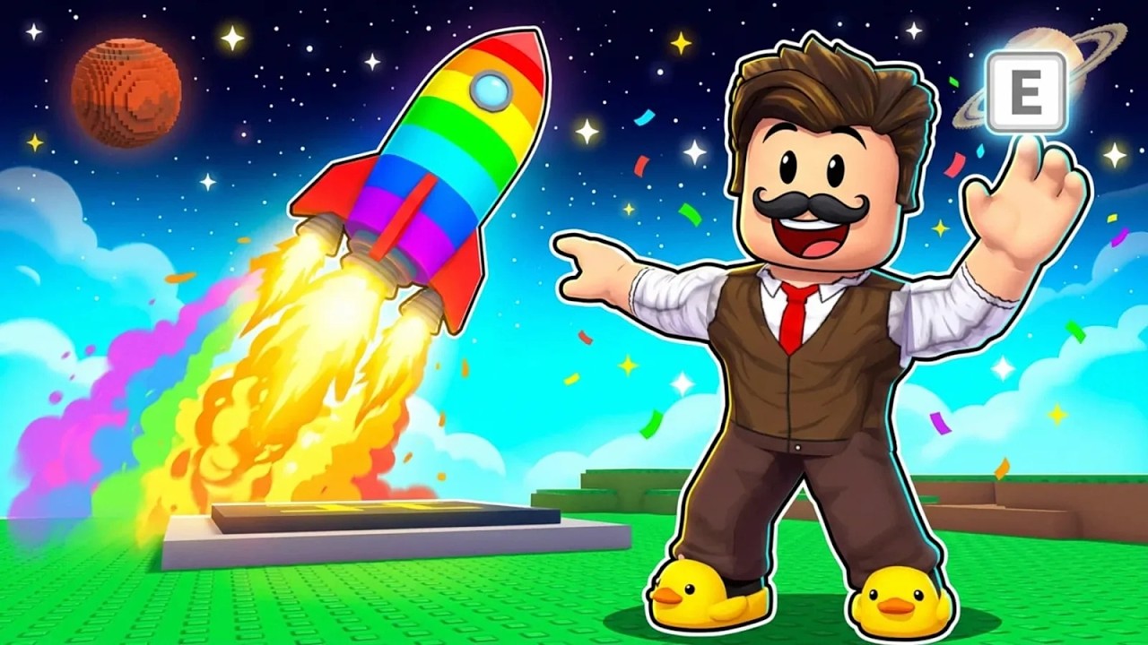 I Launched The BIGGEST Rocket Ever In Roblox!