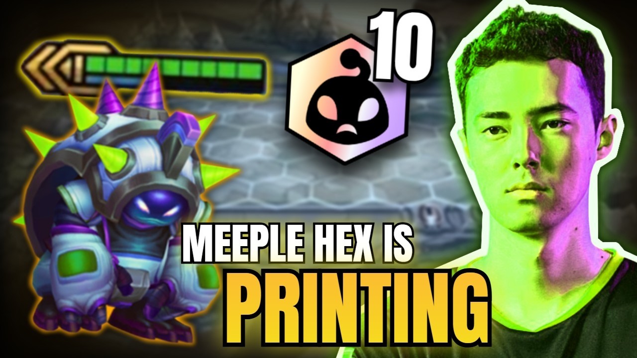 Play UNCONTESETED Meeple For A FREE Top 4 | TFT Set 17 Space Gods