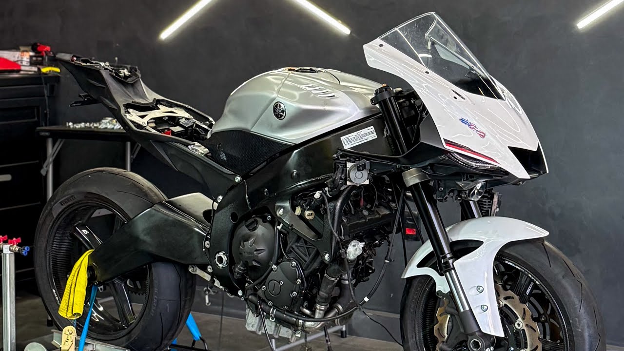 CONSTRUINDO UMA YAMAHA R6 2019 DO ZERO | REBUILDING MOTORCYCLE