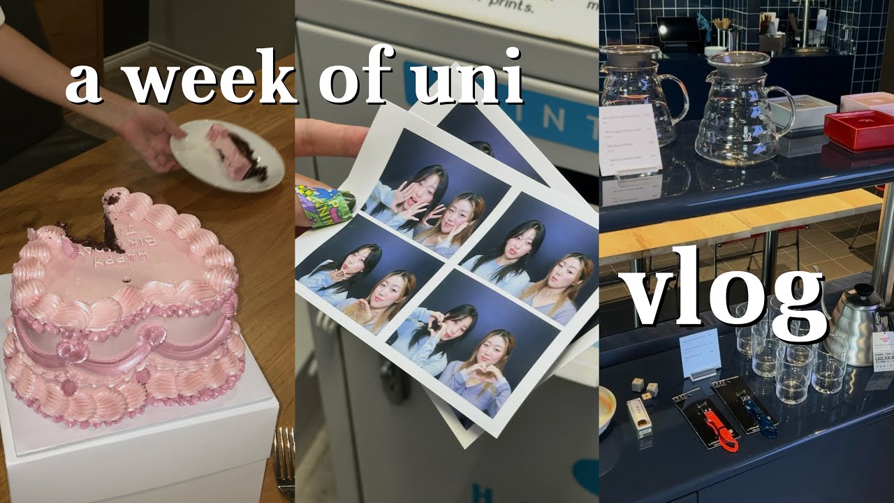 s6 vlog📚 a week of uni; birthday celebrations, editing and meeting friends!