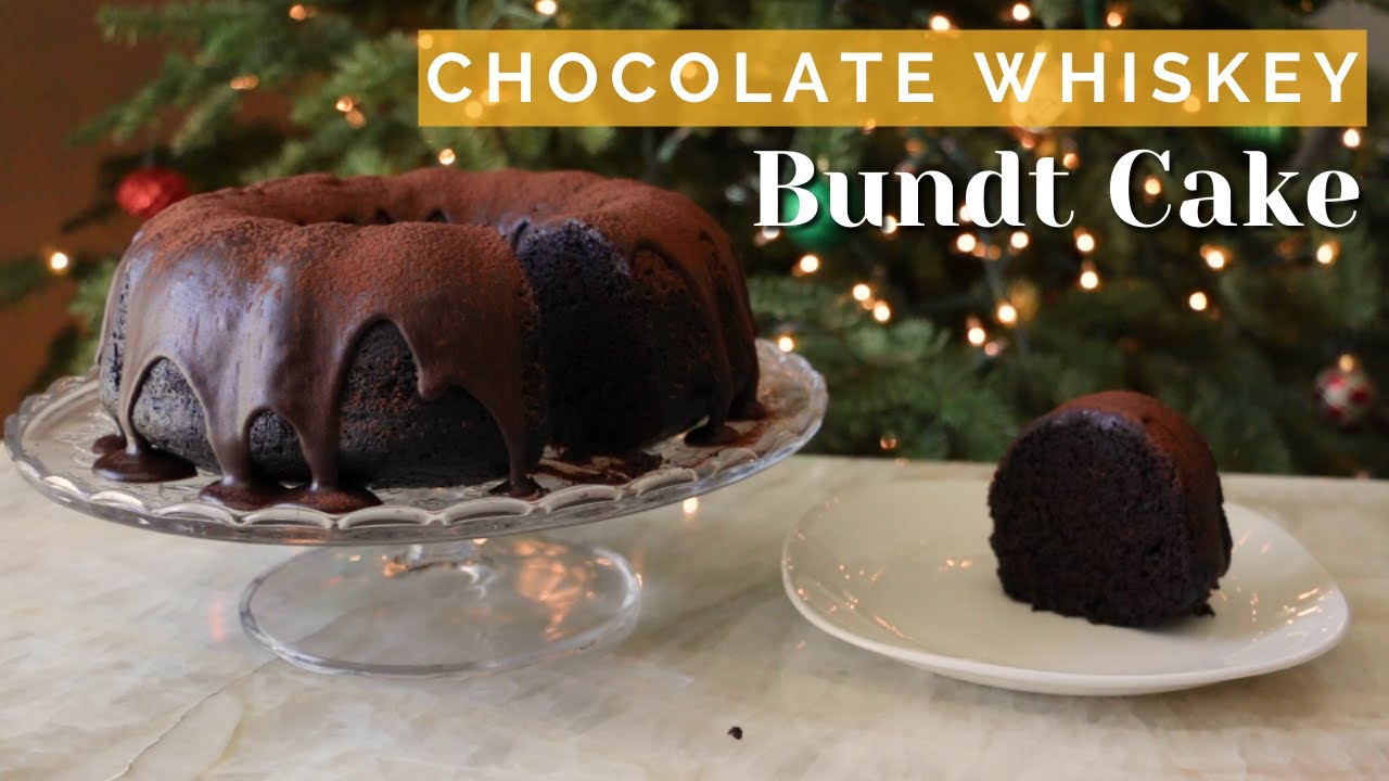 How to Make THE BEST Chocolate Whiskey Bundt Cake 🍫 🥃