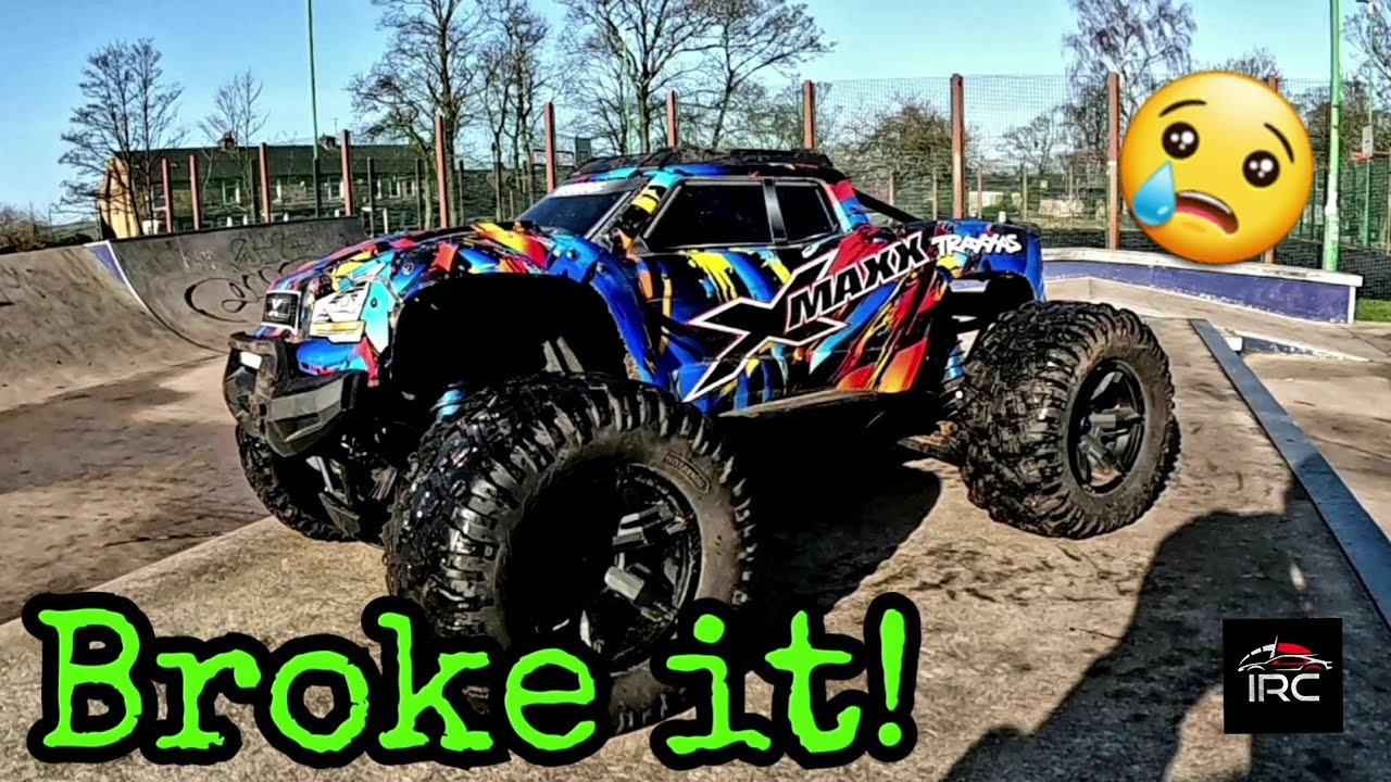 XMAXX 8s Skatepark & RAMP JUMPS!🔥🚀✈ I FINALLY BROKE IT! 😢😭😢