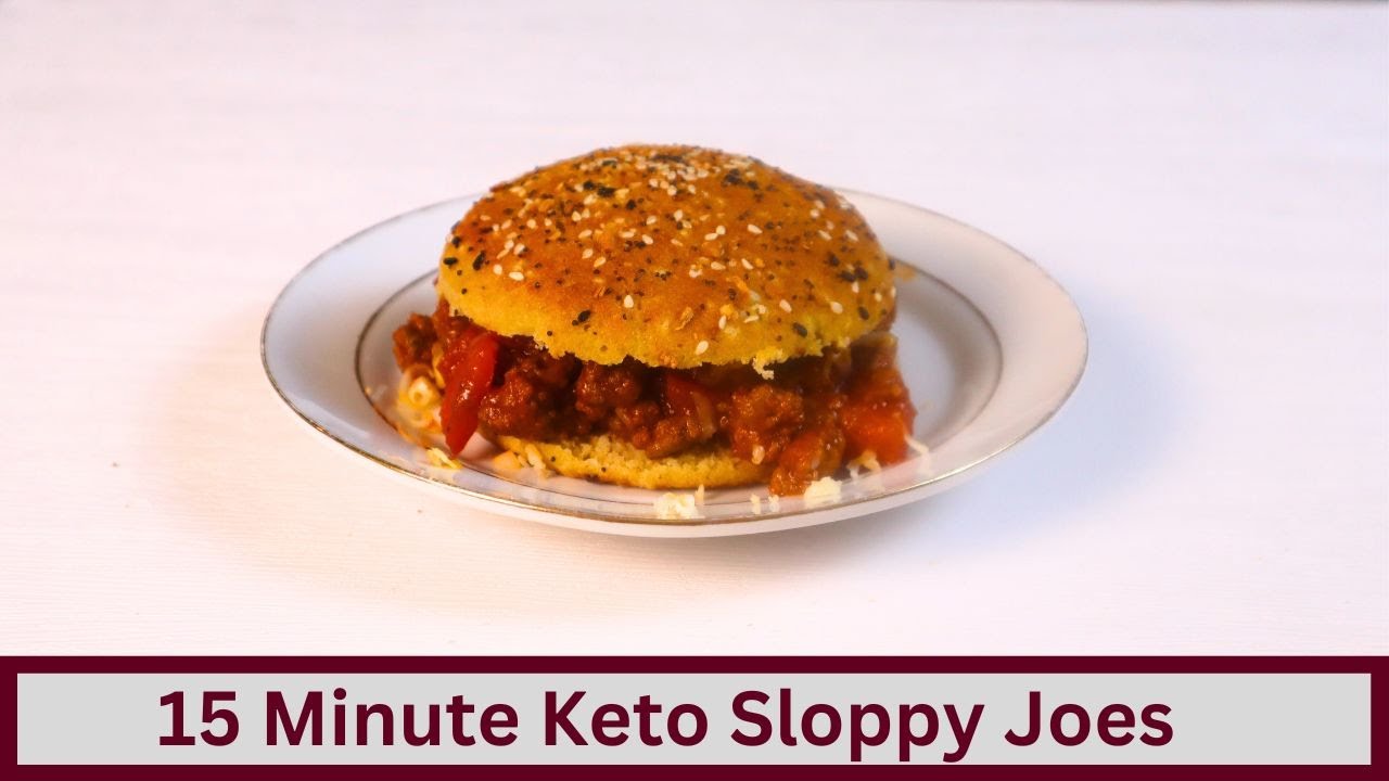 15 Minute Keto Sloppy Joes (Nut Free and Gluten Free)