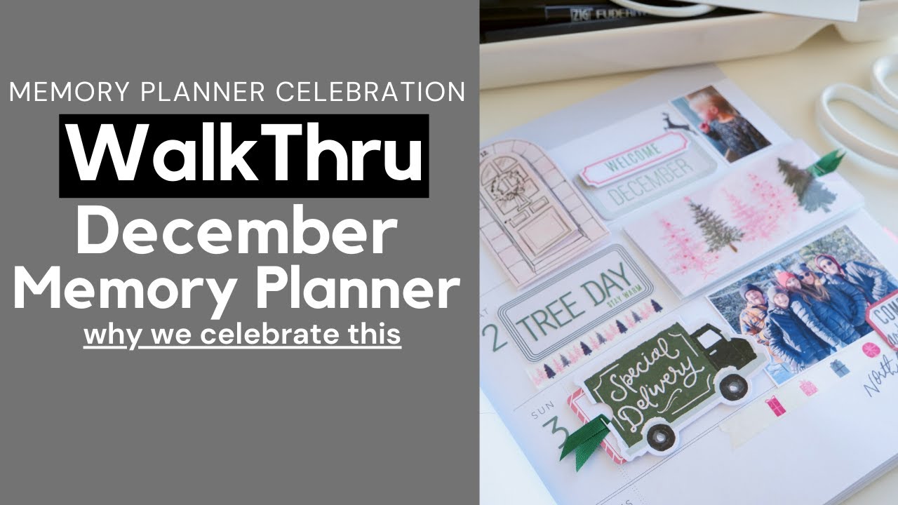 Doing What Others Don't Do | December Memory Planner Walk Thru