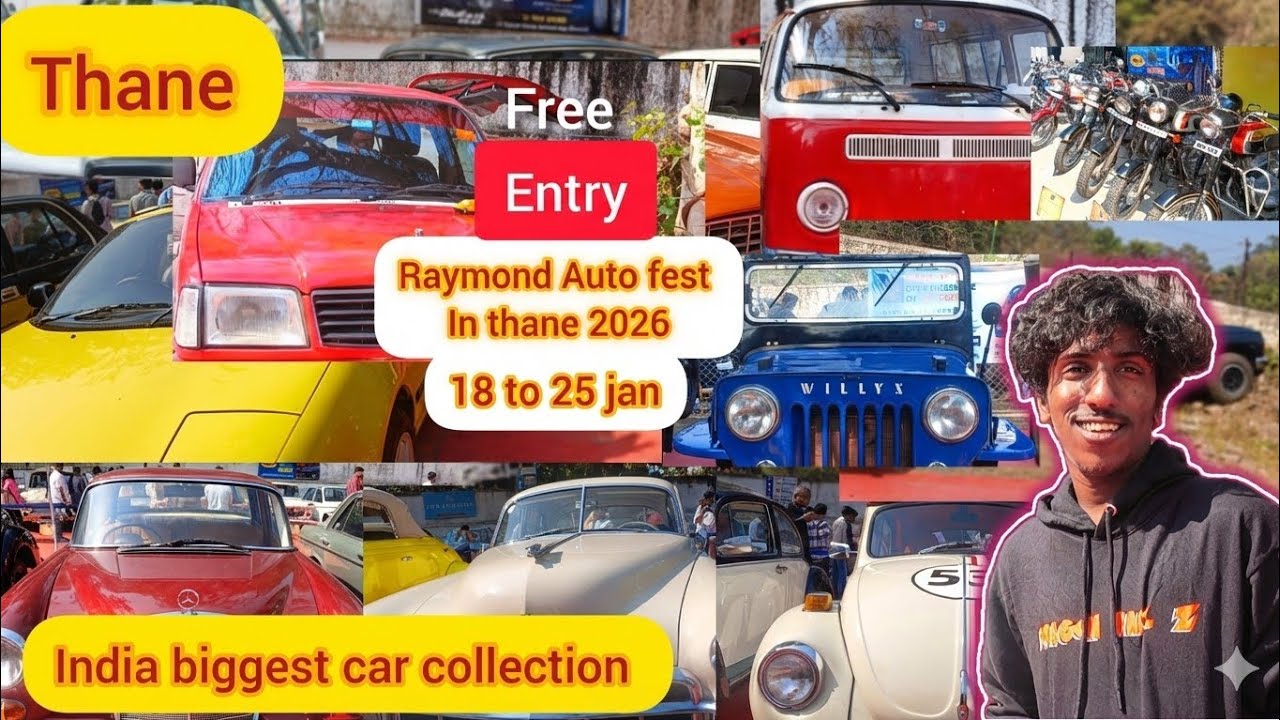 FREE ENTRY! India’s Biggest Car Collection 😱 Raymond Auto Fest 2026