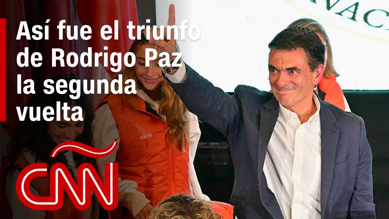 Rodrigo Paz gana las elecciones y es el nuevo presidente de Bolivia, según conteo prelimina