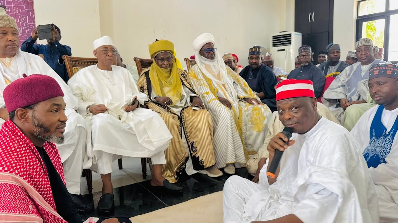 Daurin Auren Hauwa'u Ajuji and Engr. Umar Munir Dan-Ali. A Gidan Sanata Kwankwaso Dake Abuja.