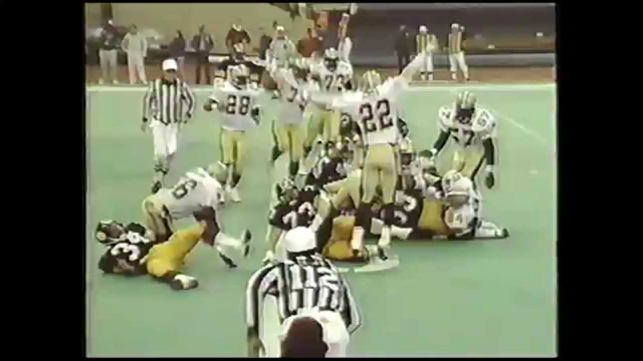 New Orleans Saints Goal Line Stand vs Steelers 1987