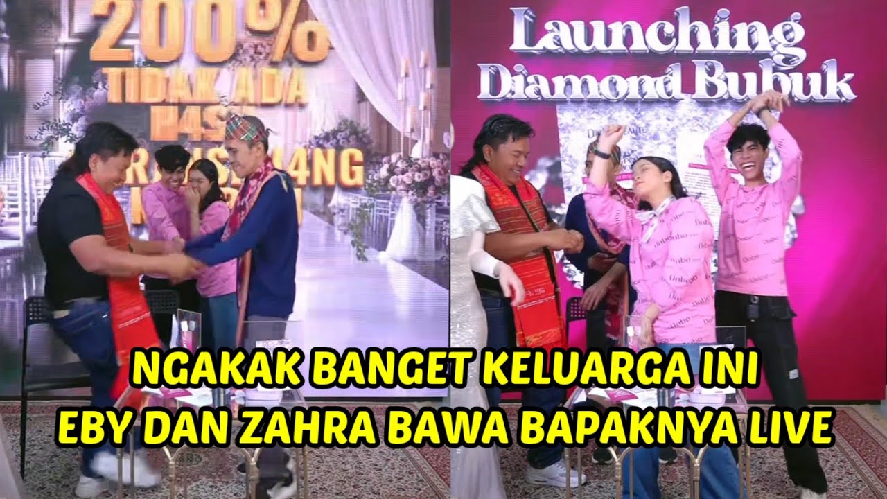 Ngakak banget, eby dan zahra gak bisa nahan tawa lihat bapak mereka