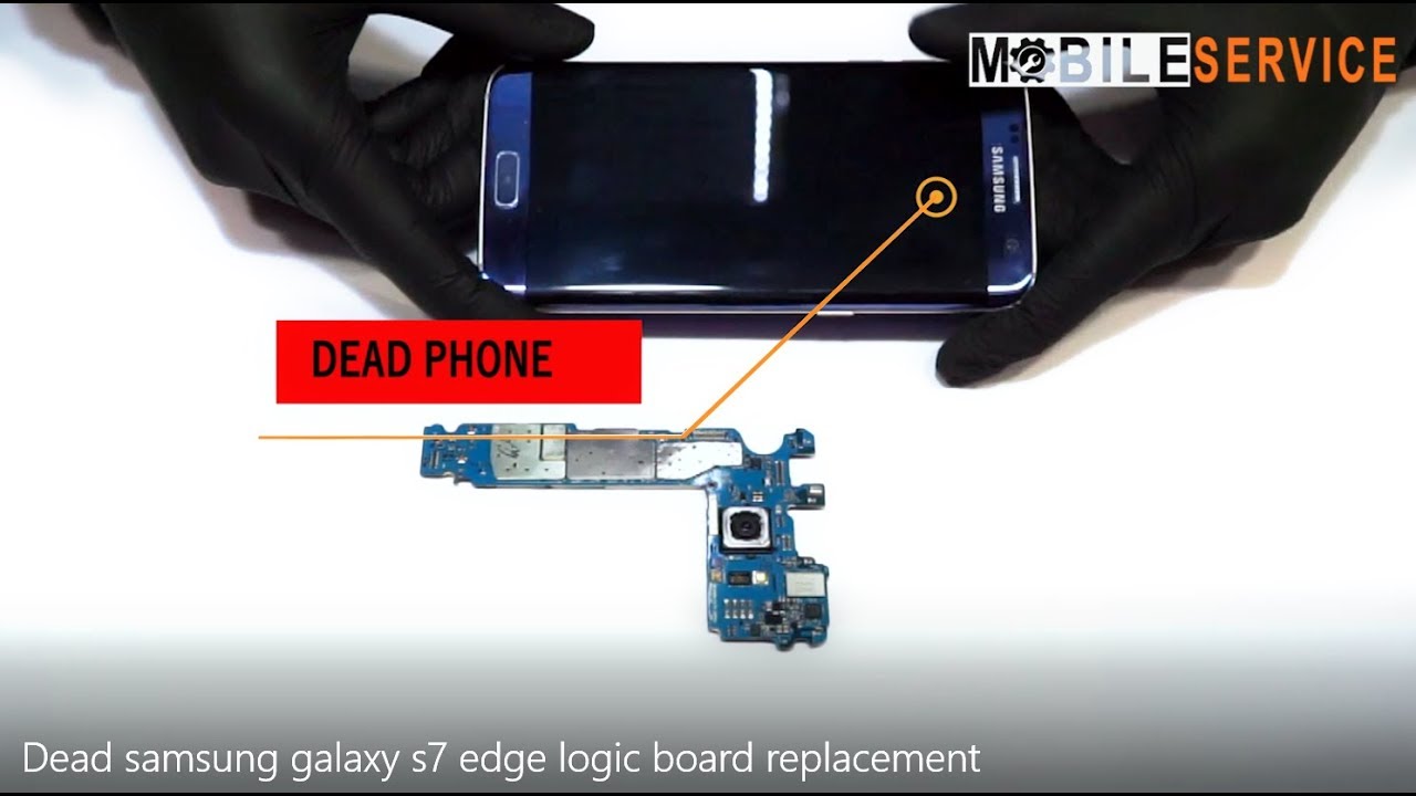 Samsung Galaxy S7 Edge Logic Board Replacement || Dead Phone Repair