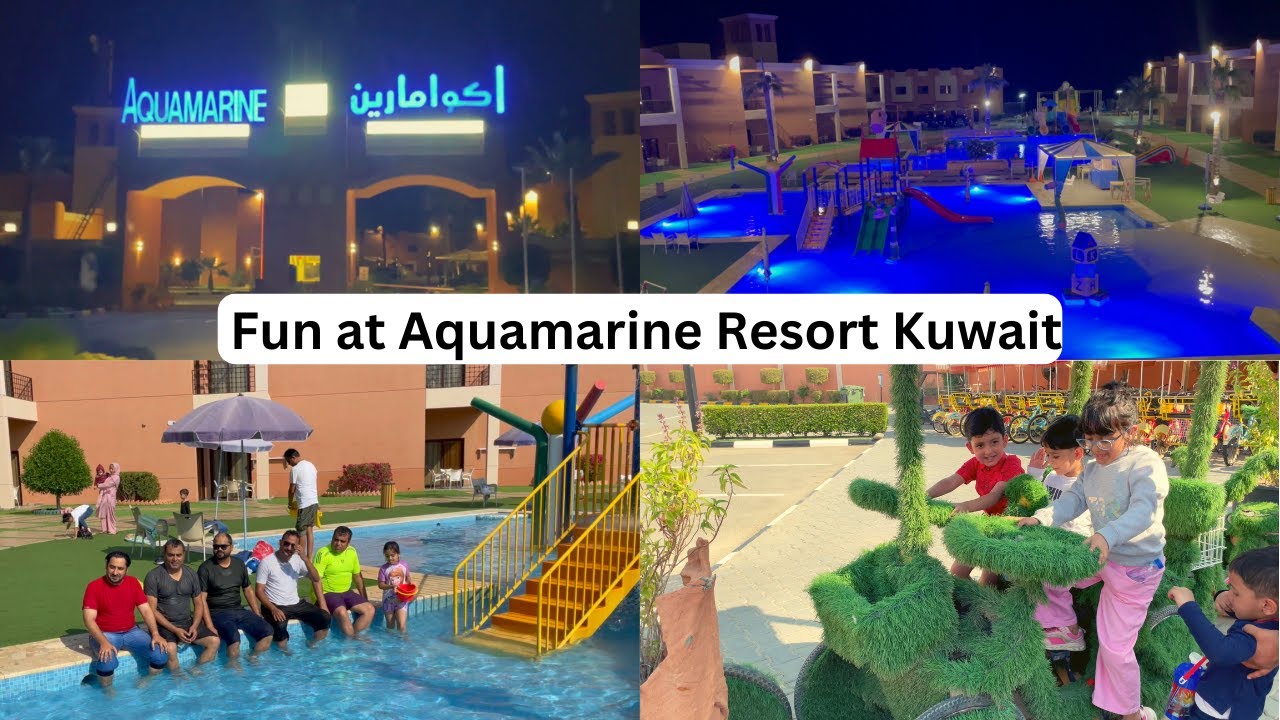 Fun at Aquamarine Resort Kuwait | Weekend Masti | Best resort for Family in Kuwait
