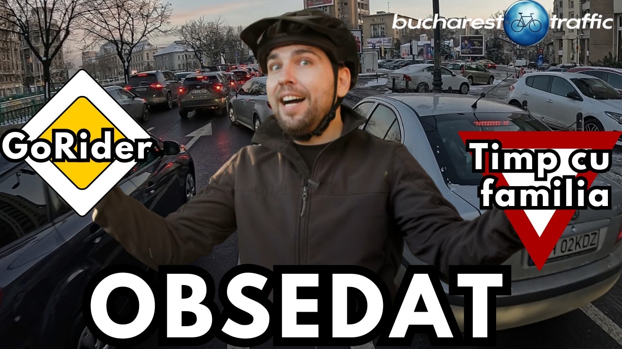 OBSEDATUL DE @bucharestbiketraffic ARE TIMP SĂ MĂ URMĂREASCĂ PE STRADĂ!