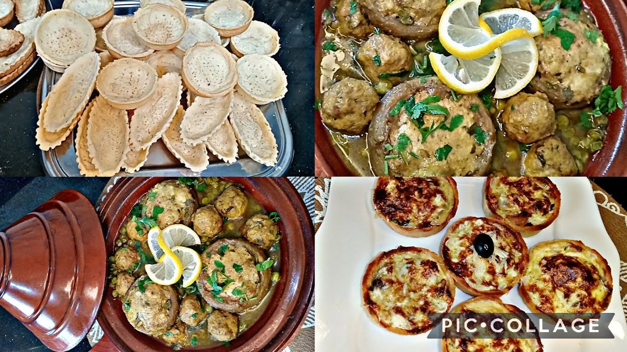 نتيجة ميني كيش لي حضرناهم قبل 👌طاجين الجلبانة بالقرنون معسل و بنين 👌