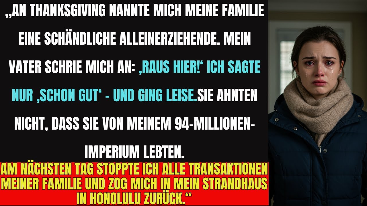 👉 „Meine Familie nannte mich eine Schande – doch sie lebten von meinem 94-Millionen-Imperium!“