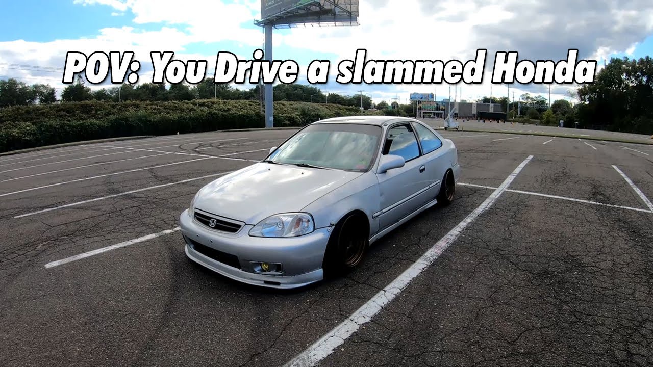 POV: You Drive a SLAMMED Honda | POV Drive/Cruise