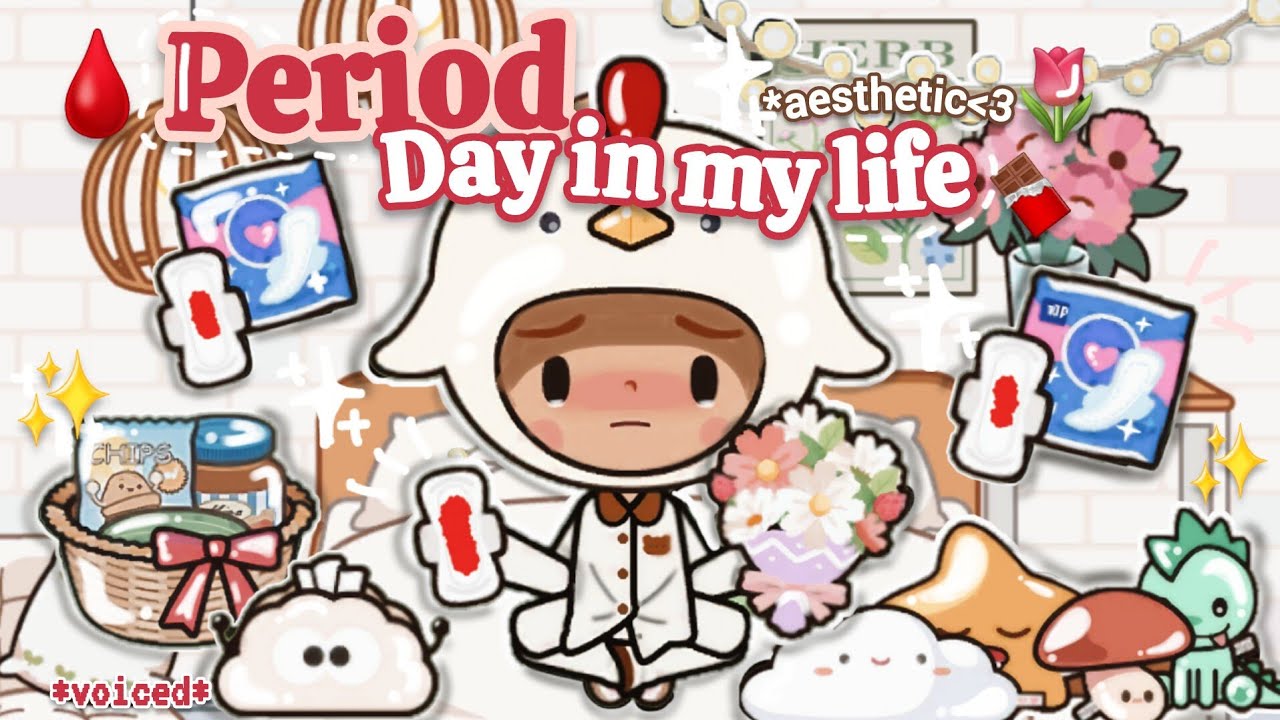 День месячных в моей жизни | Озвучка | Miga World | 🩸🍫🌷🫧✨️