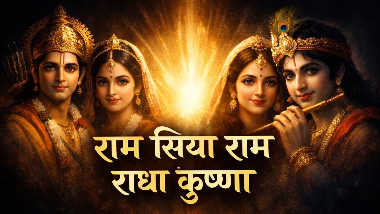 राम सिया राम | राधा कृष्णा | Peaceful Bhajan | मन को शांति देने वाला भजन 🙏