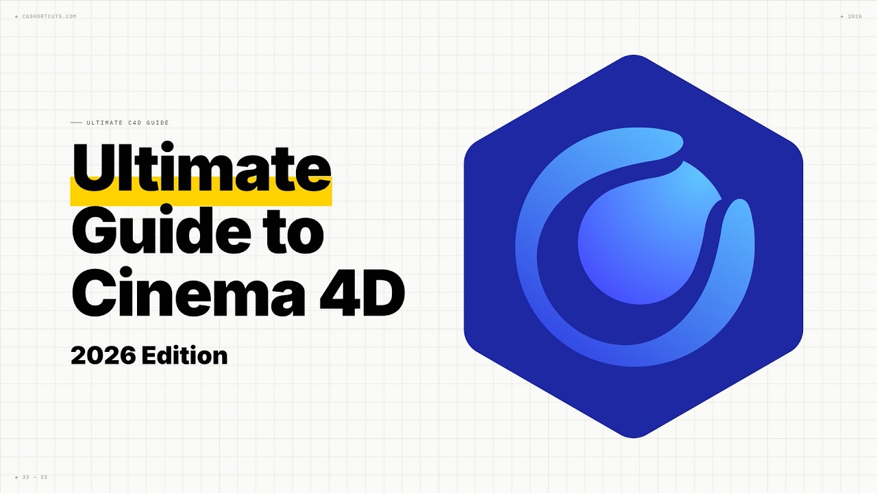 Полное руководство по Cinema 4D для начинающих в 2026 году