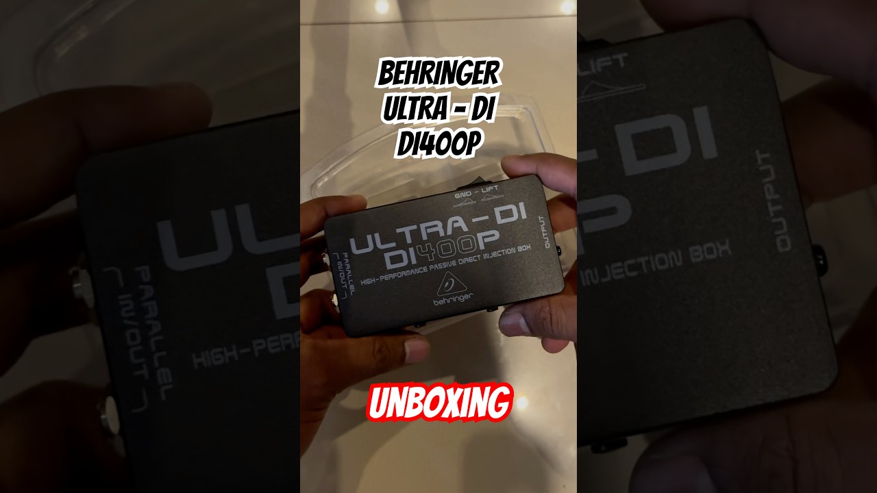 Behringer Ultra-DI DI400P | #behringer #ultra #di #unboxing