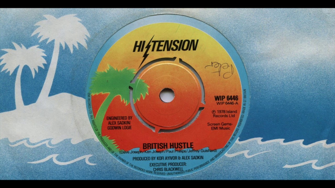 HI-TENSION / BRITISH HUSTLE / 1978 / A-SIDE / 7'' VINYL / 70'S