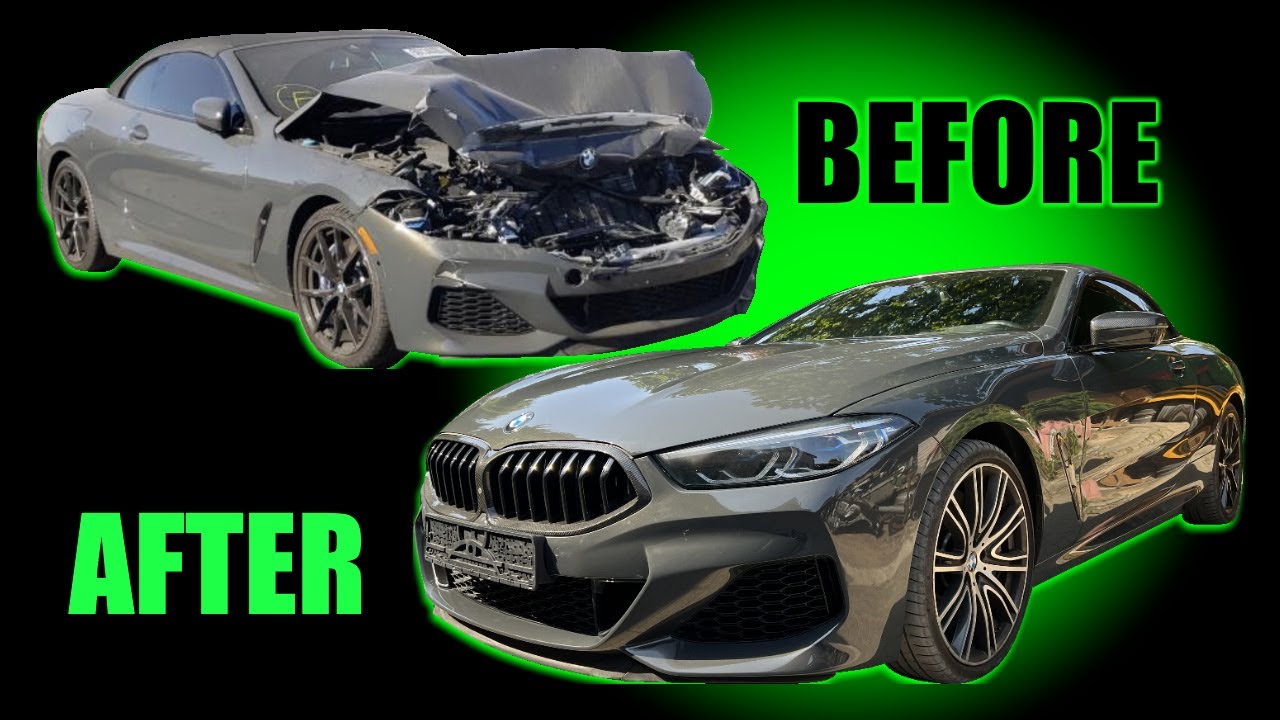 Rebuilding a salvage BMW 850M (G14) in 11 minutes