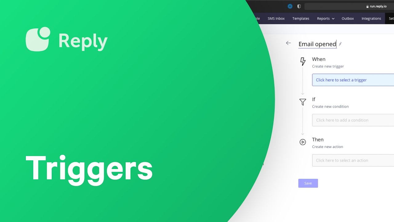 How to use Reply triggers: Automate flow, trigger conditions