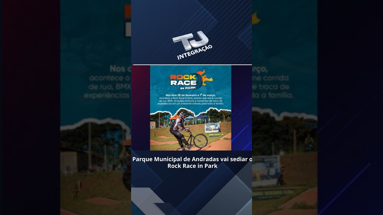 Parque Municipal de Andradas vai sediar o  Rock Race in Park