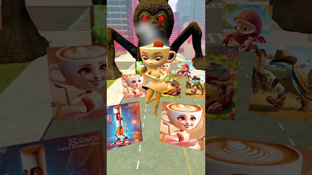 ALL SIZE EVOLUTION BALLERINA CAPUCCINO vs CURSED LABUBU SEA EATER ITALIAN BRAINROT GARRY'S MOD