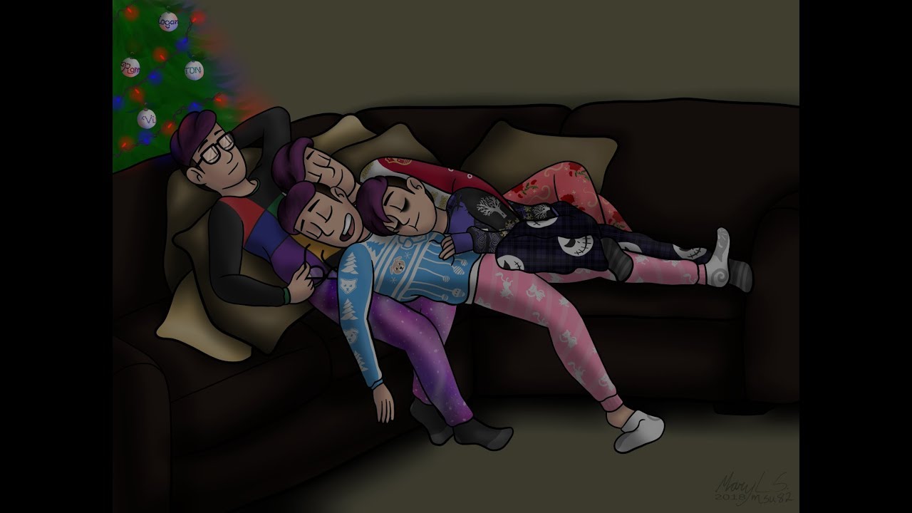 Sanders Sides   FamILY Christmas (Speedpaint!)