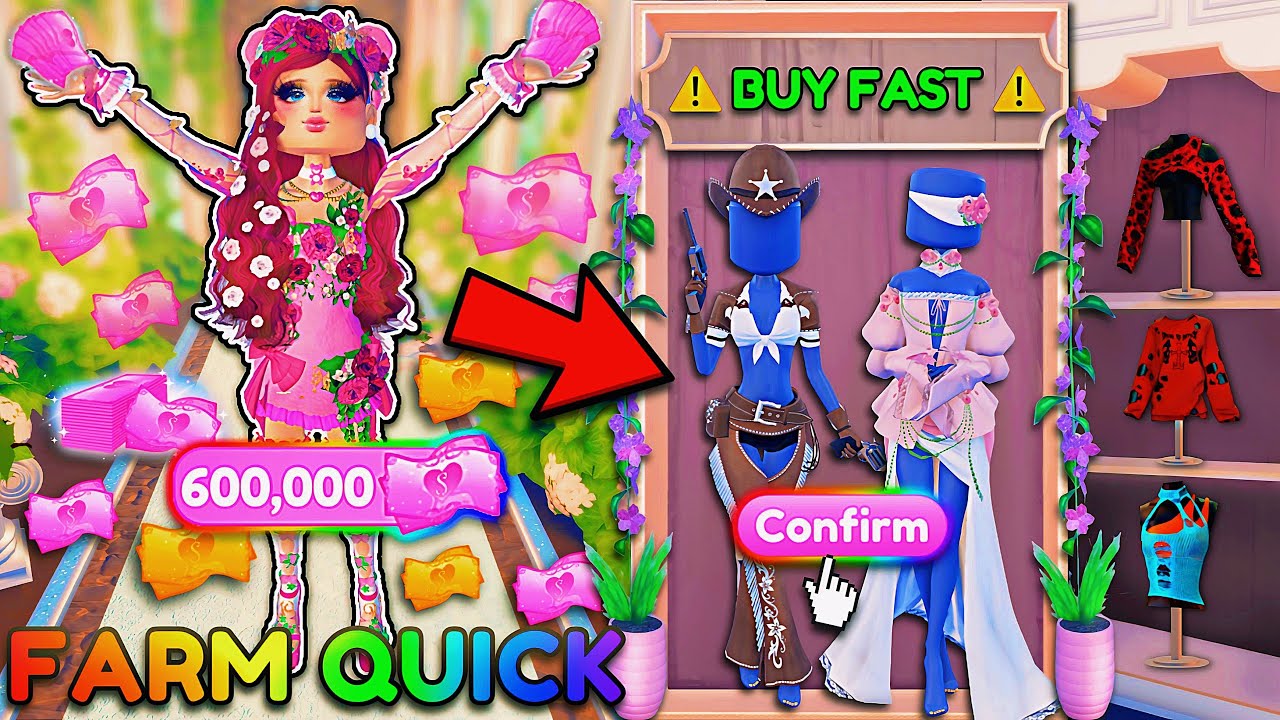 HOW To FARM MONEY QUICK For The New SETS & ITEMS In The Petal UPDATE! | ROBLOX Dress to Impress