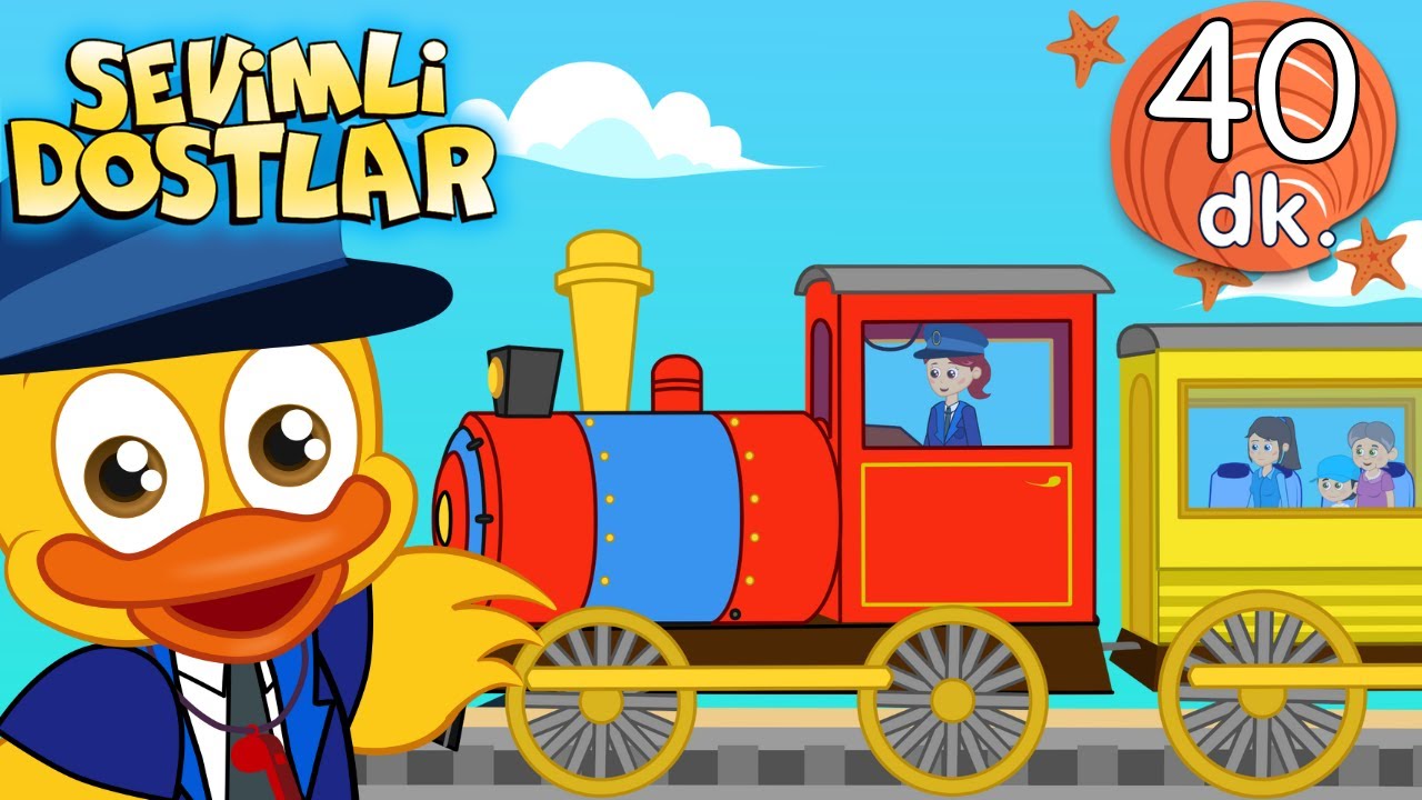 Çuf Çuf Trenim 🚂  ve 40 Dakika Sevimli Dostlar Bebek Şarkıları | Çocuk Şarkıları 2023 | Adisebaba TV