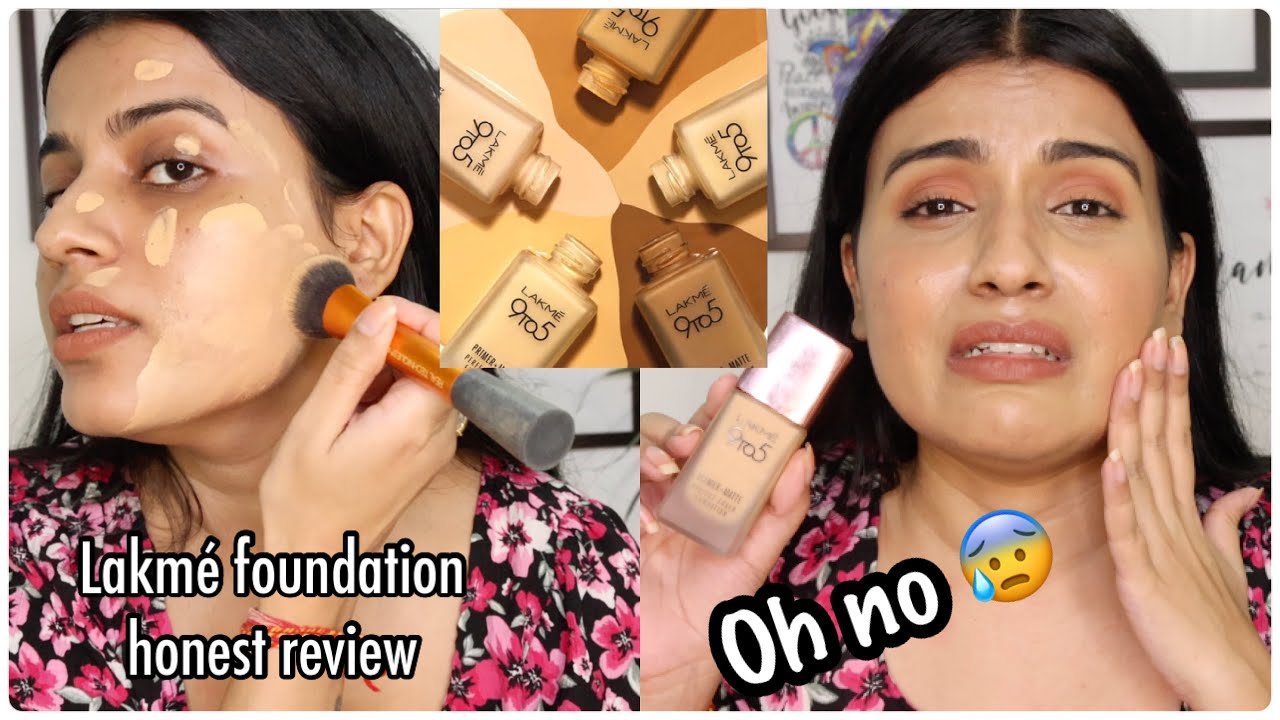 LAKMÉ 9to5 PRIMER + MATTE PERFECT COVER FOUNDATION REVIEW | Lakmé 9to5 Primer + Matte Warm Beige 230