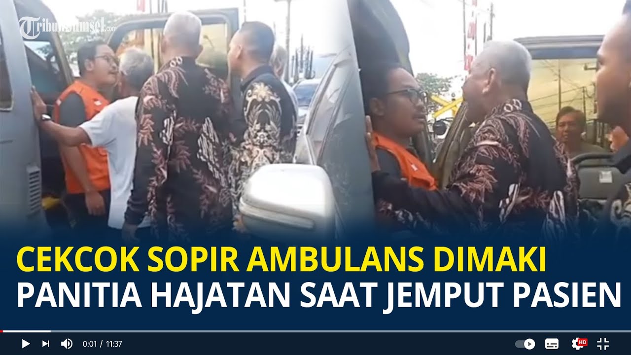 Viral Cekcok Sopir Ambulans Dimaki Panitia Pernikahan saat Jemput Pasien
