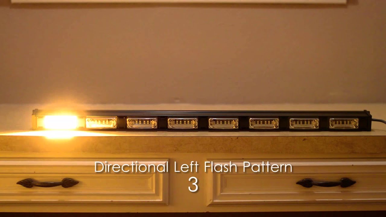 Whelen Dominator Plus Traffic Advisor TADP8 Flash Patterns