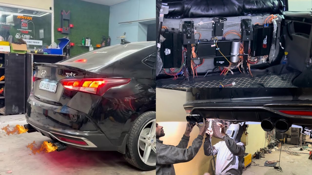 Finally Valvetronic Exhaust installed in Verna ! Planning for loudest scorpio coming soon ?