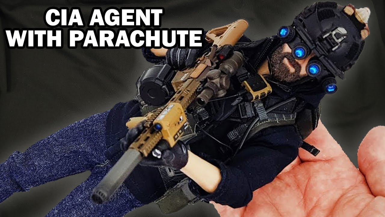 CIA Special Operations Group fighter with a parachute - 1/6 scale action figure review