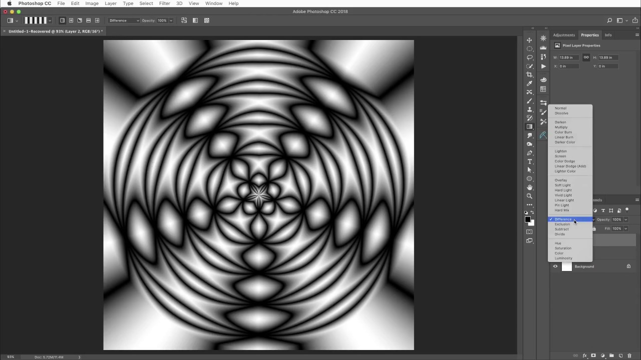 Basic Gradient Experiments in Adobe Photoshop