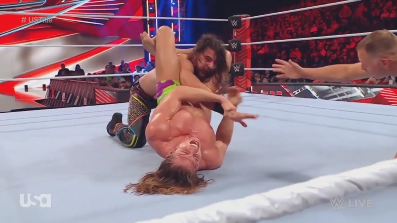 Seth Rollins vs. Riddle USA Title Match (2/2) - WWE Raw 10/17/2022