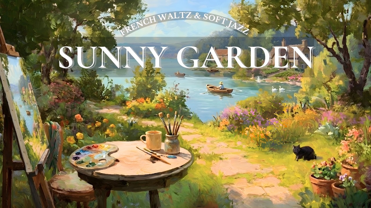 𝐒𝐮𝐧𝐧𝐲 𝐆𝐚𝐫𝐝𝐞𝐧 🌿 | French Instrumental Music | Waltz & Soft Jazz (2H)