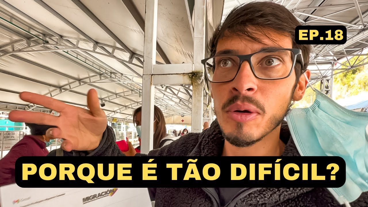 A PIOR fronteira de TODAS: cruzamos para a COLÔMBIA! EP. 18