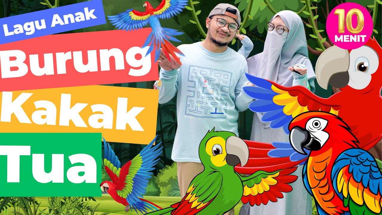 [LAGU ANAK] Burung Kakak Tua - Burung KakakTua Lagu Anak Indonesia Populer | Syaki & Kisya