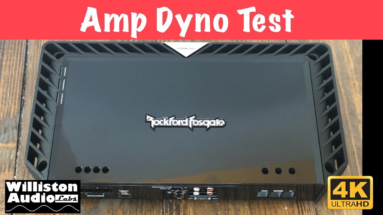Underrated? Rockford Fosgate T1500-1bdCP Amp Dyno Test